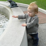Child in mushroom baby slouchy sweater
