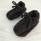 Chocolate baby loafers