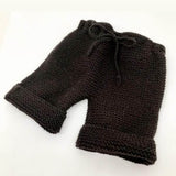 Chocolate chunky knit pants