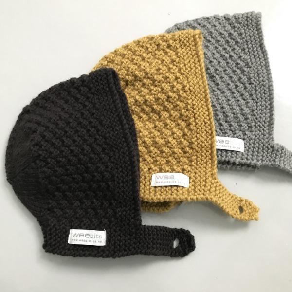 Chocolate newborn bonnet