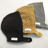 Chocolate newborn bonnet