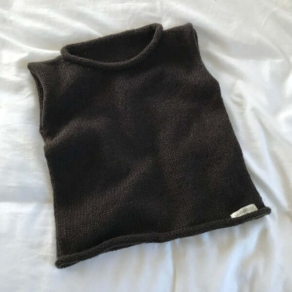 Roll neck baby vest store