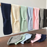 Colour range of baby loop scarf
