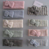 Colour range of headbands for babies