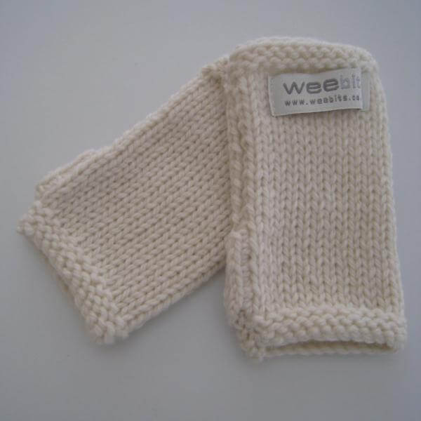 Merino fingerless mittens