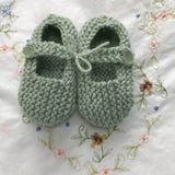 Mint baby Mary Janes