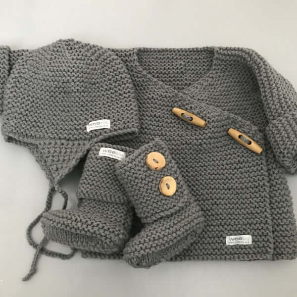 Mushroom chunky knit gift set