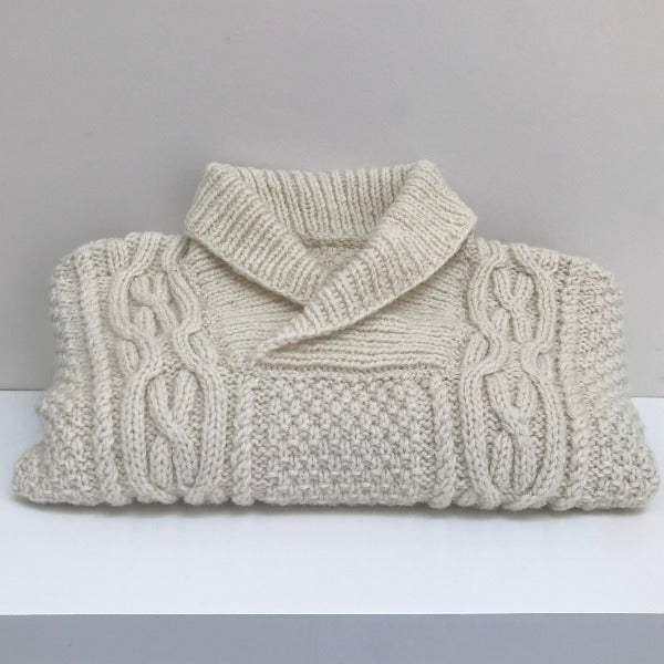 Natural baby Aran jumper