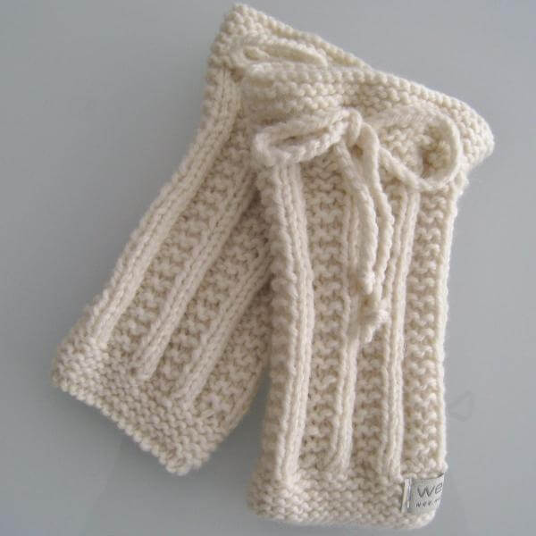 Natural baby leg warmers