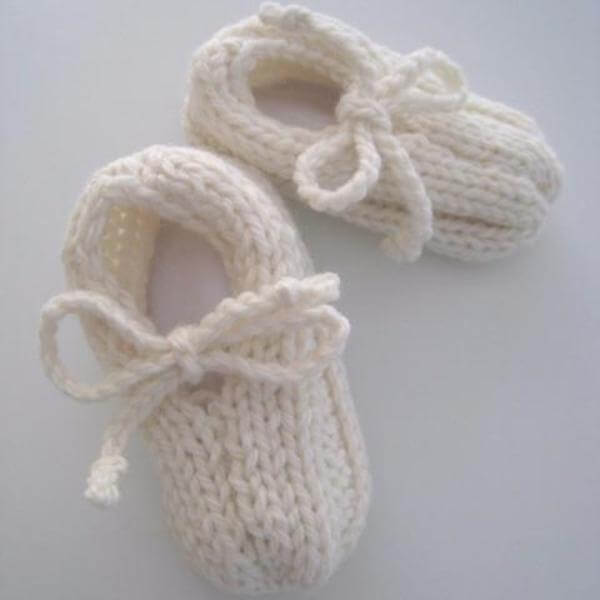 Natural baby loafers