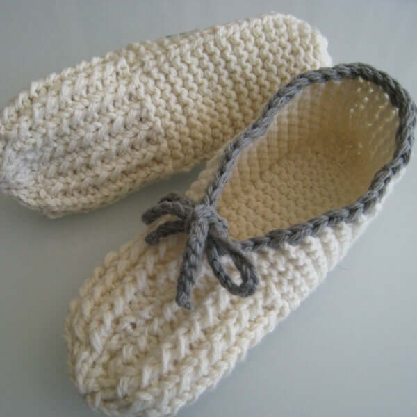 Natural mum's slippers