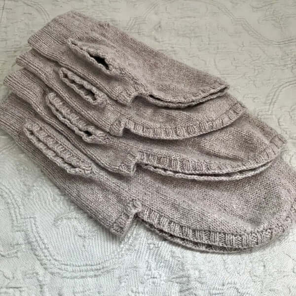 oatmeal knitted dog jumpers