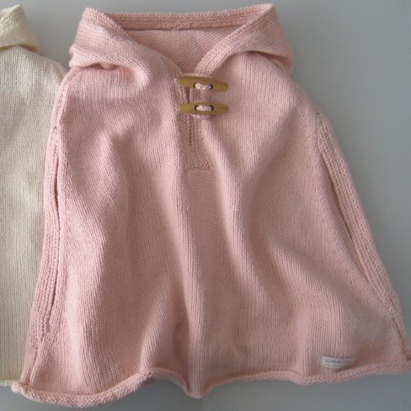 Pink baby capes