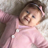 Pink baby cardigan