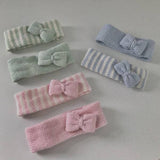 Set of knitted baby headbands
