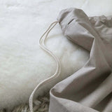 Sheep baby rug with drawstring bag